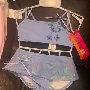 NWT Kate mack baby girls 2 piece swimsuit